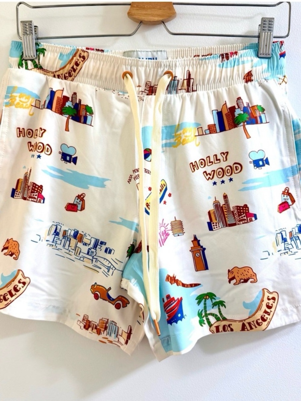 Men's  Los Angeles Graphic Swim Trunks NEW with tags